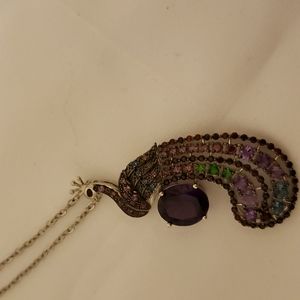 JTV Peacock necklace